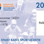 KNMV Basis Sportlicentie zonder tekst